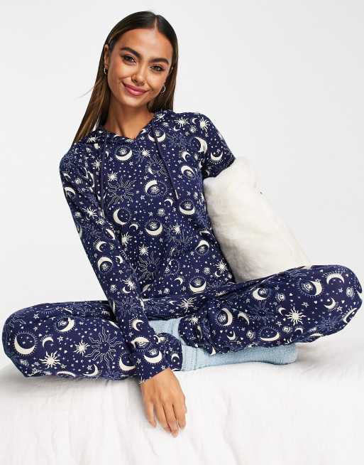 Brave Soul - Luna - Marineblå og ecrufarvet onesie