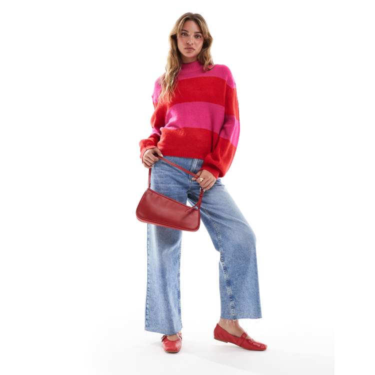 Brave Soul Maglione Uomo Girocollo Raglan – Maglia Leggera In Acrilico, Maniche Lunghe, Vestibilità Comoda, Capo Casual Autunno/inverno