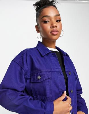 topshop blue corduroy jacket