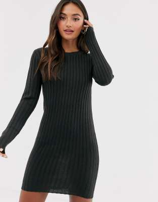 charcoal jumper dress