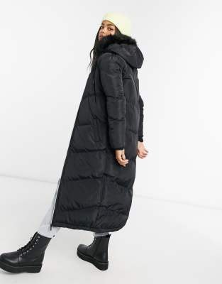 maxi padded coat