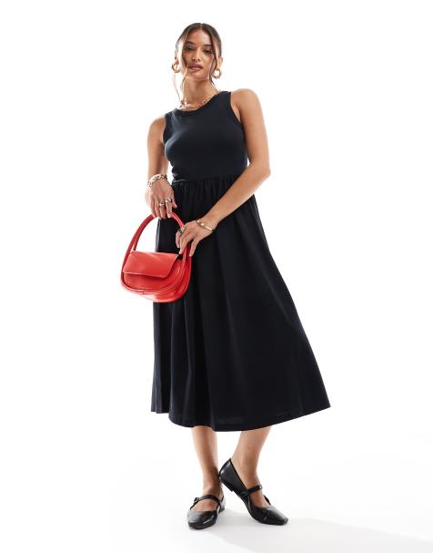 Brave Soul midi dress in black - view 1