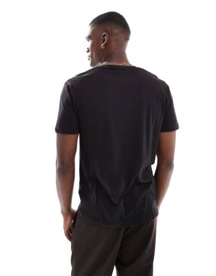 Brave Soul Midweight Short Sleeve T-shirt In Black