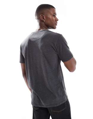 Brave Soul Midweight Short Sleeve T-shirt In Gray