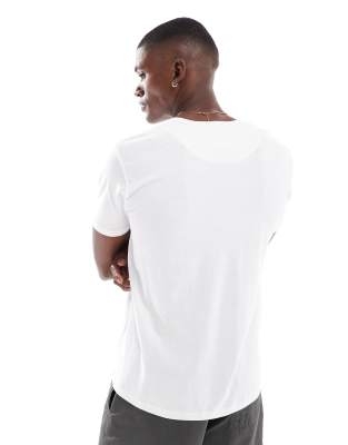 Brave Soul Midweight Short Sleeve T-shirt In White