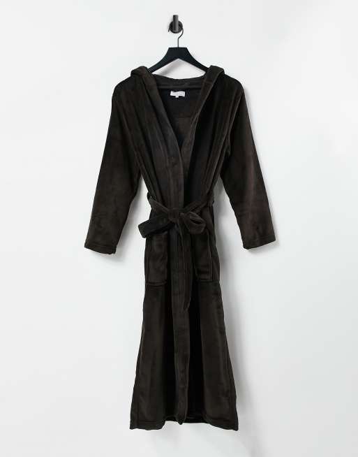 Brave Soul - Olivia - Peignoir doux - Marron foncé