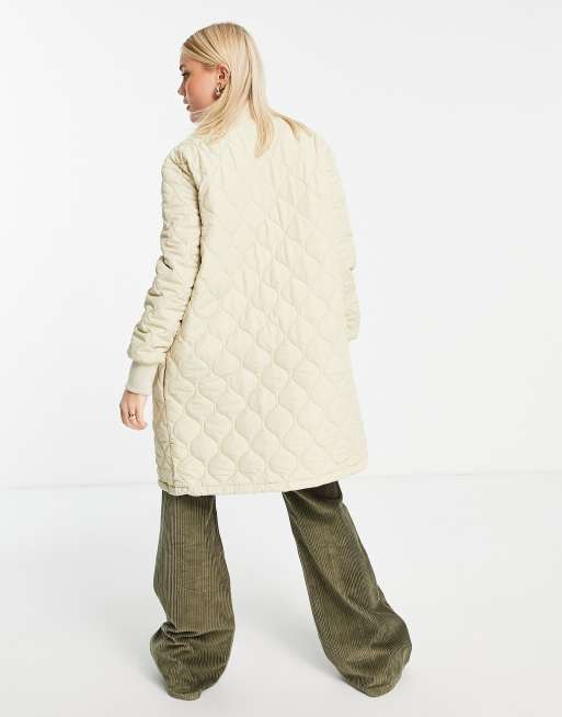 Urbancode parka coat with tonal shop borg trim and faux fur hood