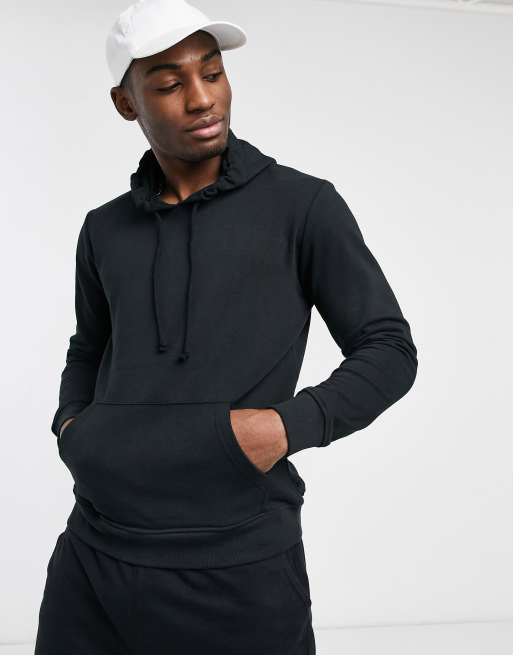 Brave Soul overhead hoodie in black | ASOS