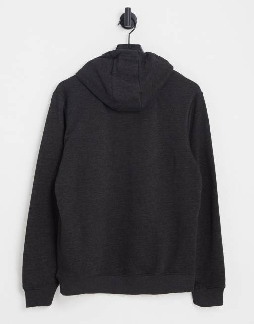 Brave Soul overhead hoodie in dark charcoal marl ASOS