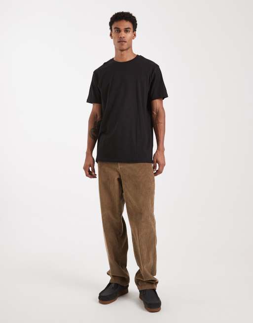 Brave Soul – Oversize-T-Shirt in Schwarz mit Rundhalsausschnitt, 2 von 5