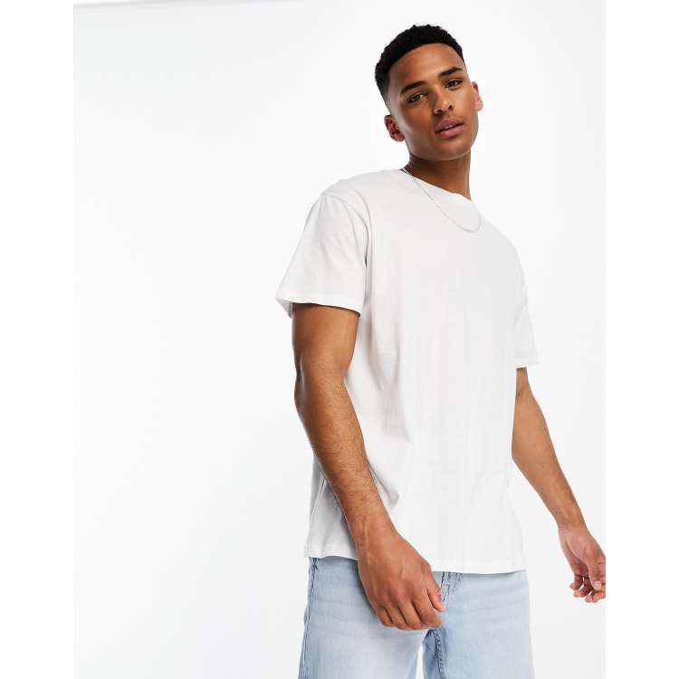 Brave Soul Oversize T Shirt in WeiB ASOS