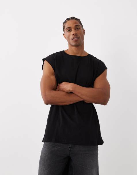 Brave Soul – Oversize-Tanktop in Schwarz - view 1