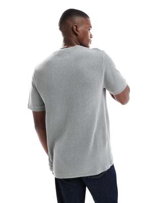 Brave Soul Oversized T-shirt In Gray