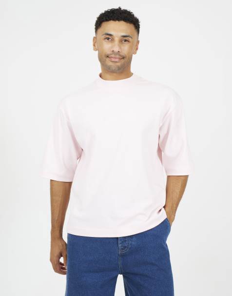 Brave Soul - Oversized T-shirt in lichtroze - view 1