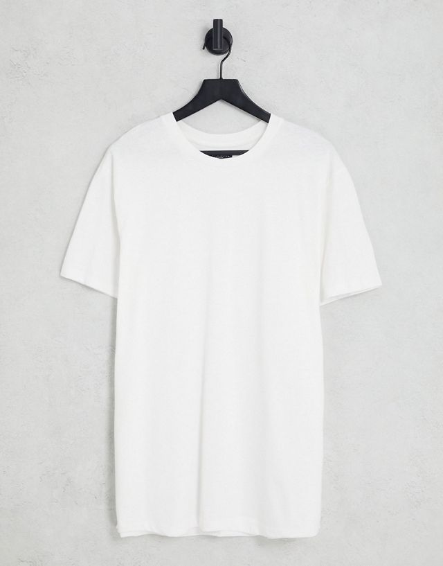 Brave Soul oversized t-shirt in white