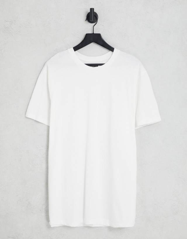 Brave Soul oversized t-shirt in white