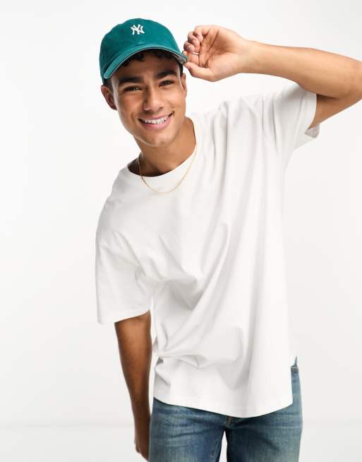 Brave Soul oversized t-shirt in white
