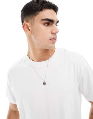 Brave Soul Brave Soul oversized t-shirt in white