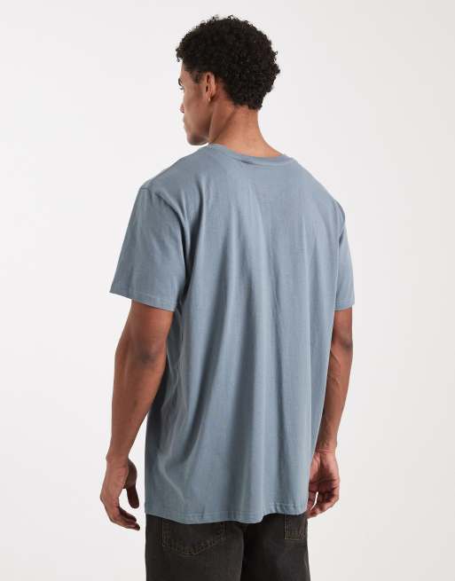 Brave Soul - Oversized T-shirt met ronde hals in grijs, 3 van 5