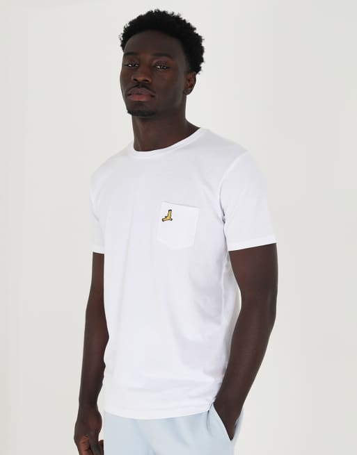 Brave Soul - Pack de 3 camisetas blancas con cuello redondo, 3 de 4