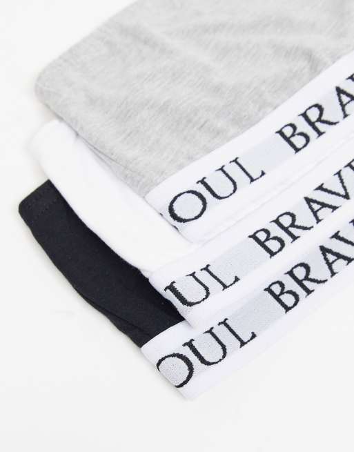 Brave Soul - Pakke med 3 braletter med bandeau-snit, 2 af 4