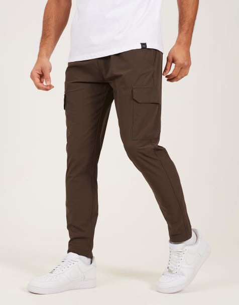 Brave Soul - Pantalon cargo slim - Kaki - view 1