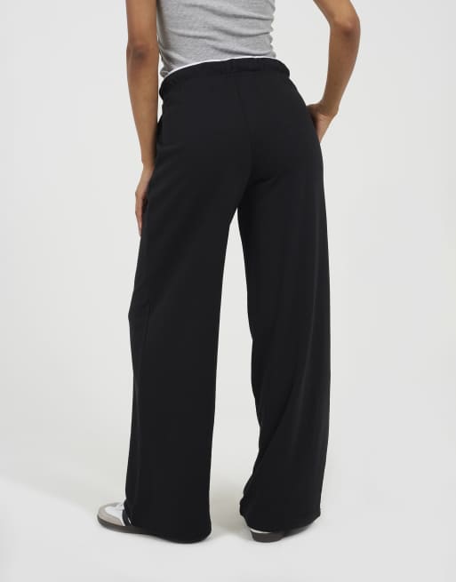 Brave Soul - Pantalon de jogging ample à double taille contrastante - Noir, 3 de 4