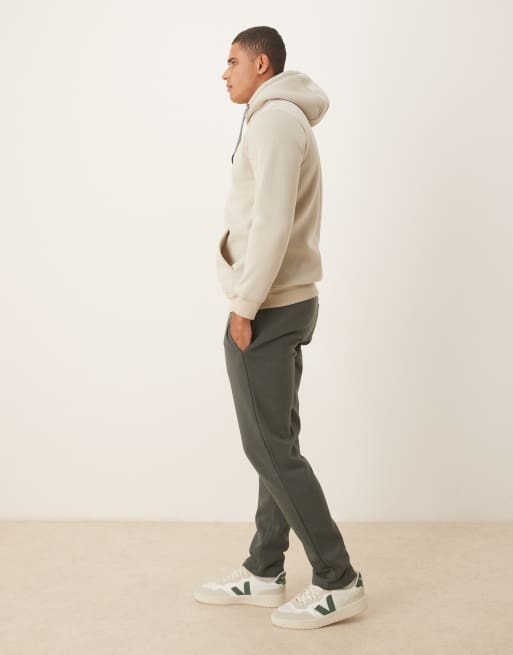 Brave Soul - Pantalon de jogging droit à ourlet ouvert - Vert, 3 de 5