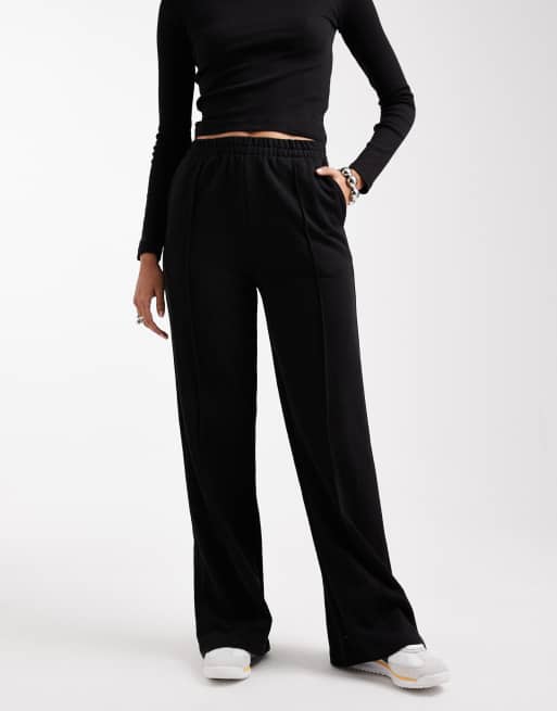 Brave Soul - Pantalon de jogging droit en coton majoritaire - Noir, 4 de 5