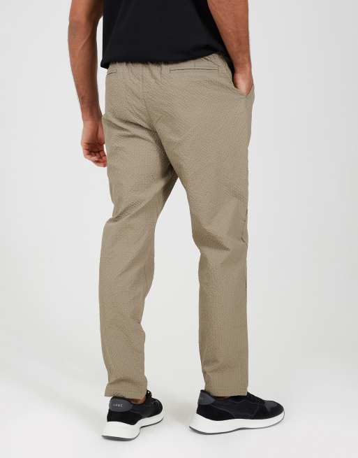 Brave Soul - Pantalon droit en crépon - Taupe, 2 de 4