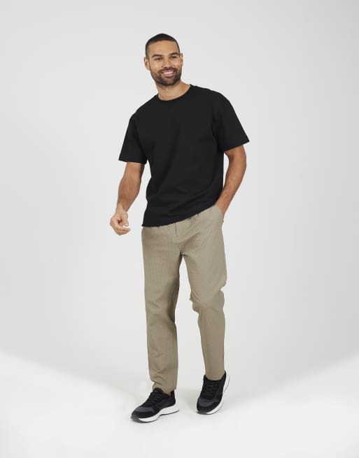 Brave Soul - Pantalon droit en crépon - Taupe, 3 de 4