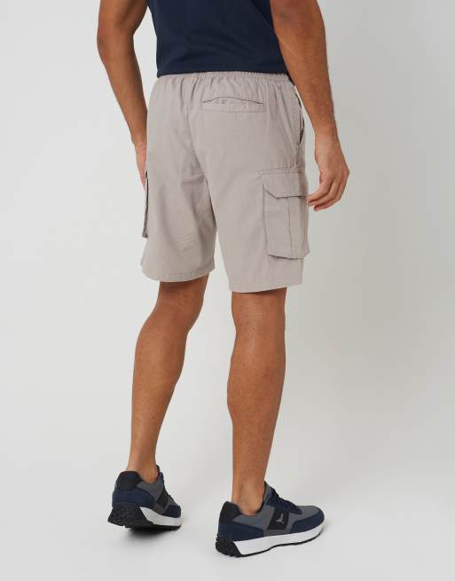Brave Soul - Pantaloncini chino in cotone grigio chiaro, 2 di 3