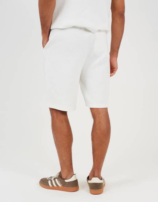 Brave Soul - Pantaloncini color crema con stemma, 2 di 4