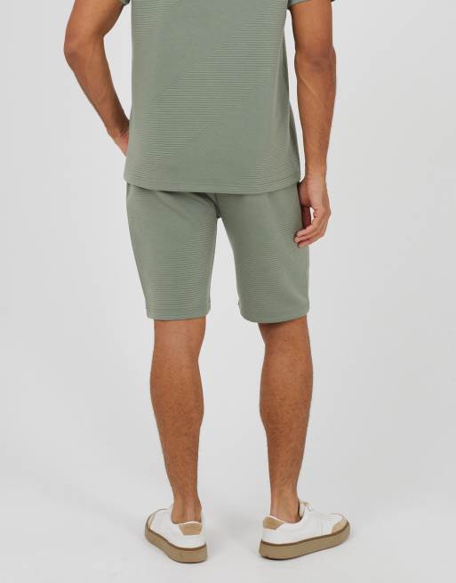 Brave Soul - Pantaloncini color menta con stemma, 2 di 4