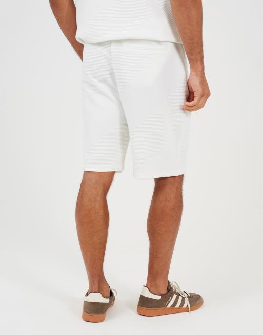 Brave Soul - Pantaloncini color panna con vita elasticizzata, 2 di 4