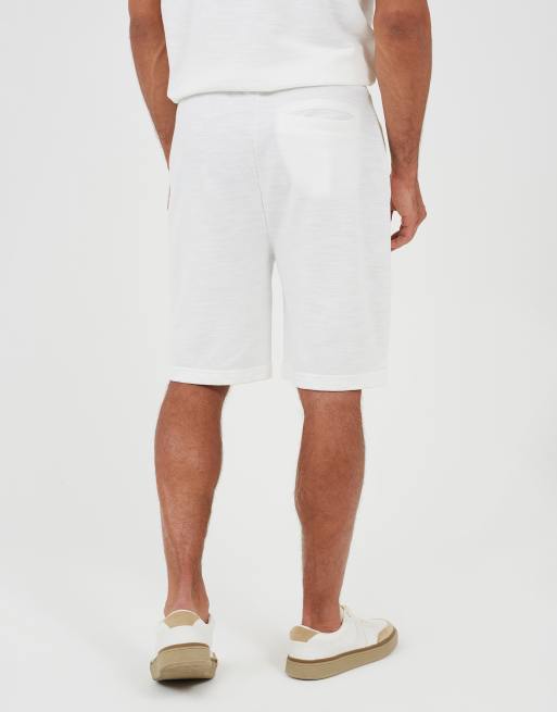 Brave Soul - Pantaloncini color panna con vita elasticizzata, 2 di 4