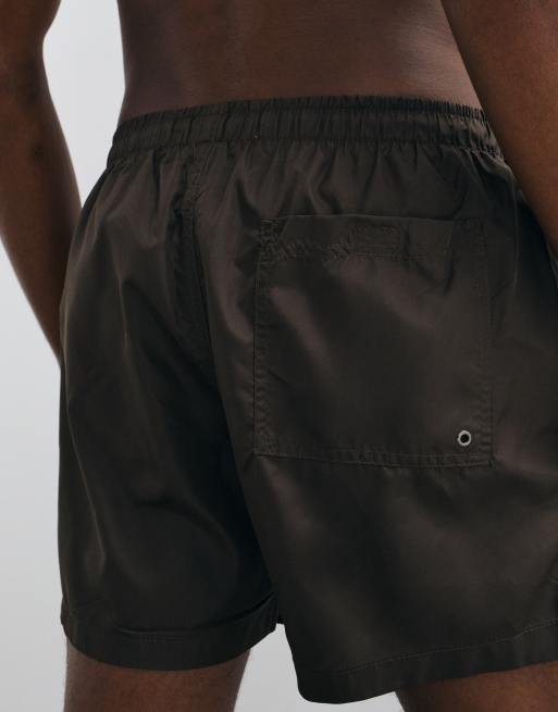 Brave Soul - Pantaloncini da bagno color cioccolato, 5 di 5