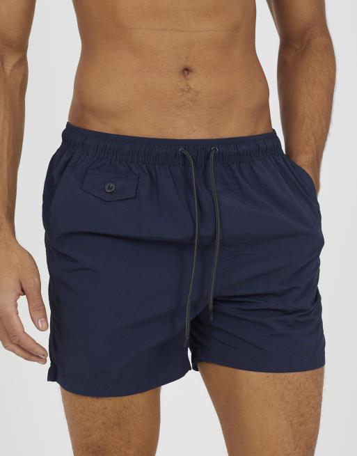 Brave Soul pantaloncini da bagno elasticizzati navy, 4 di 4