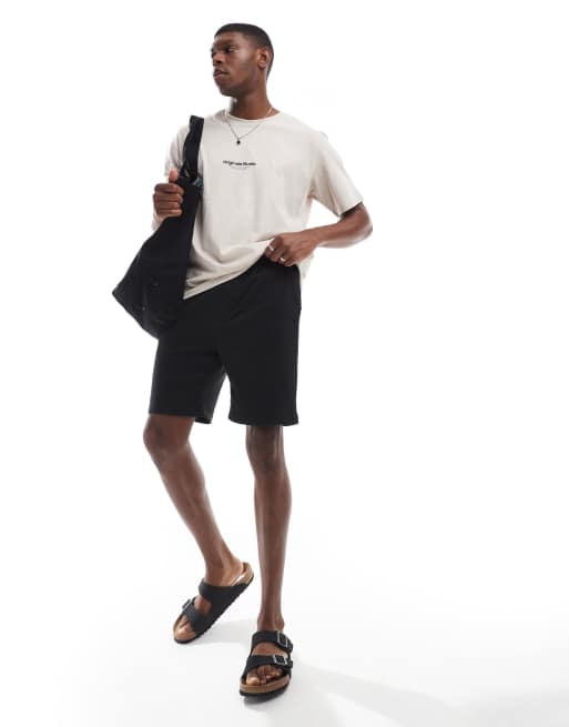 Brave Soul - Pantaloncini di jersey neri, 3 di 5