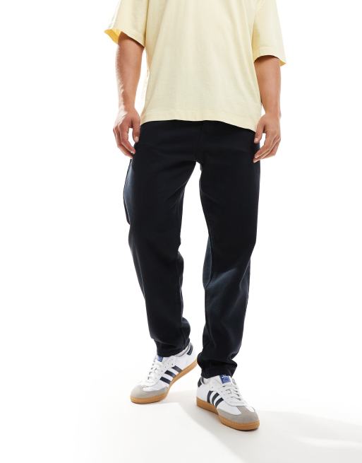Brave Soul - Pantaloni affusolati blu navy scuro in coordinato