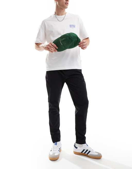 Brave Soul - Pantaloni slim blu navy in tessuto ripstop