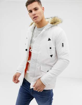 asos brave soul parka