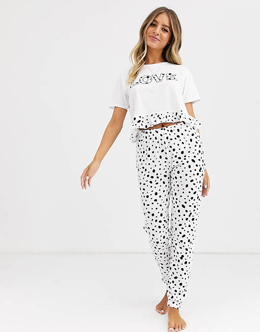 Brave Soul Black & White Pyjamas Size XS New With Tags