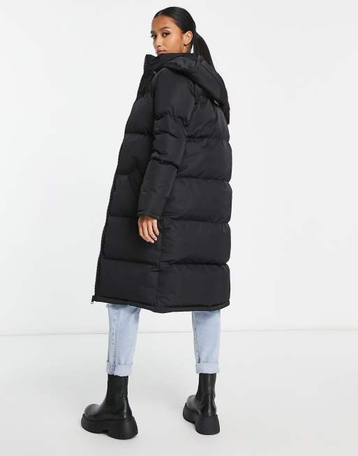 Brave soul petite cheap longline puffer jacket