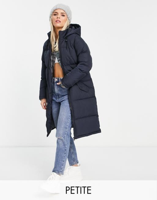 Brave soul petite longline best sale puffer jacket