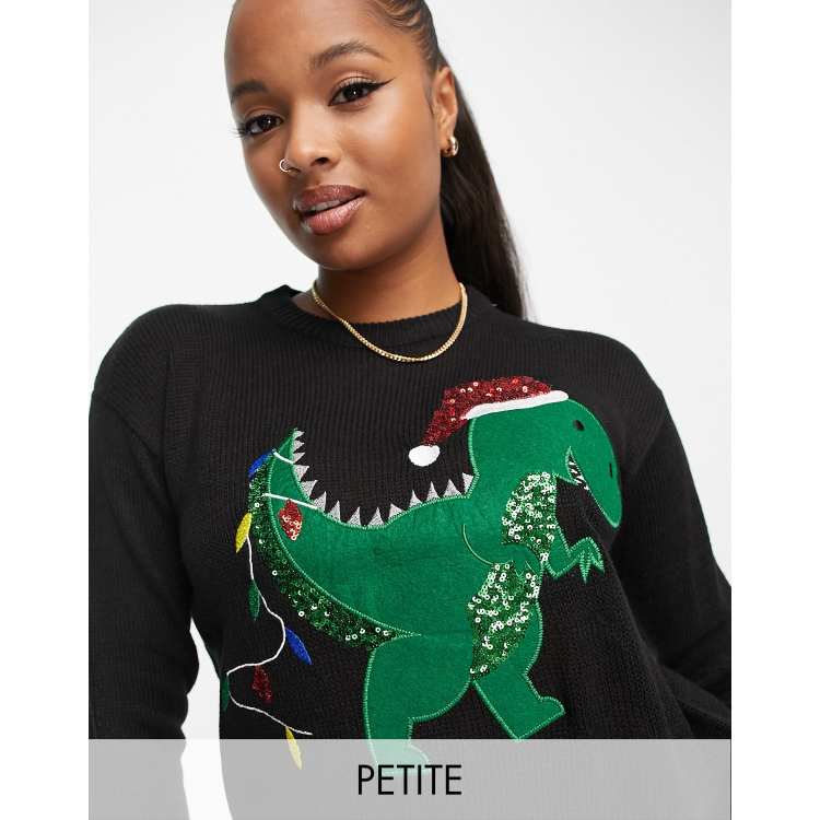 T rex 2024 xmas jumper