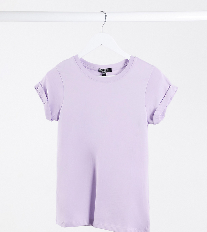 Brave Soul Petite - Eleanor - T-shirt-Paars