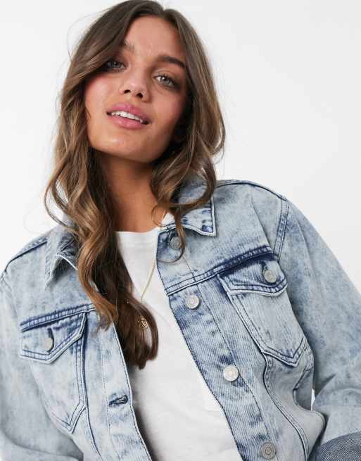 Asos petite fashion denim jacket