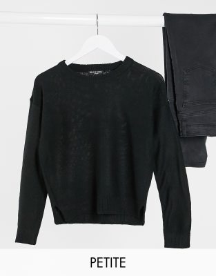 boxy crew neck sweater