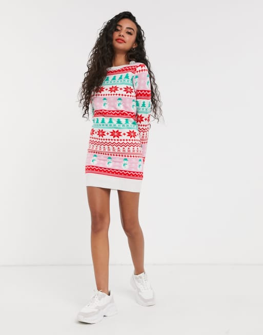 Asos kerstjurk discount